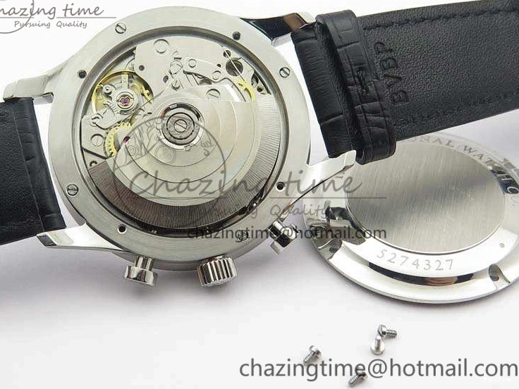 MIROTIME 0421 MoistureWicking Portuguese IW371491 ZF 1:1 Best Edition SS Blue Dial On Leather Strap A79350 (Slim Movement) V 7221